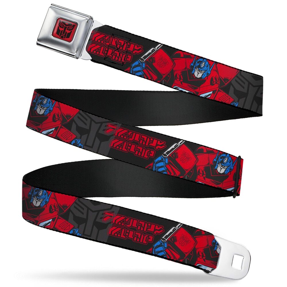 5600 Hasbro Belt, Seatbelt Buckle Belt, Transformers Generations Optimus